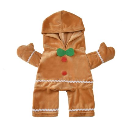 Cute Gingerbread Costume for Pet - Image 2