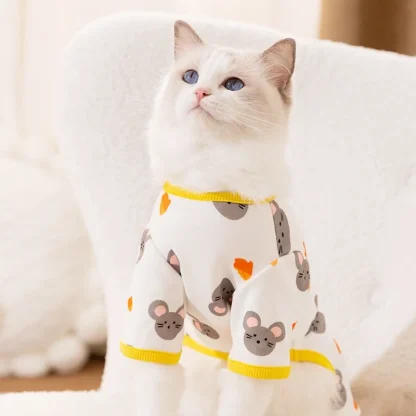 Printed Cozy Comfy Overalls for Pets - Image 10