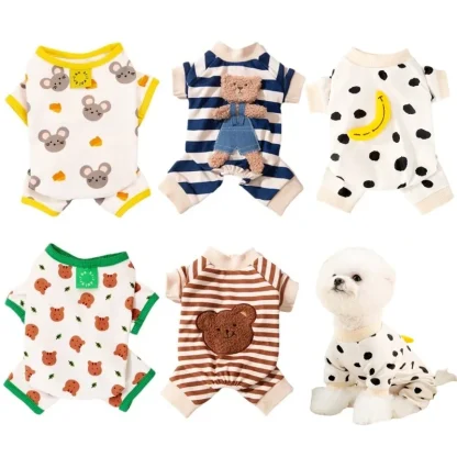 Printed Cozy Comfy Overalls for Pets - Image 2