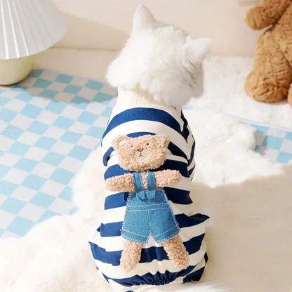 Printed Cozy Comfy Overalls for Pets - Image 12