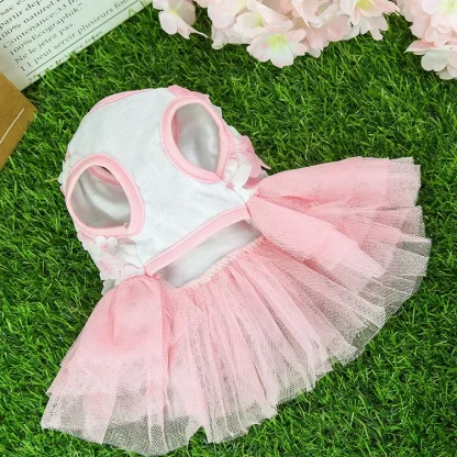 Cute Tutu Floral Dress For Small Pets - Image 6