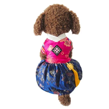 Traditional Floral Clothes for Pets - Image 12