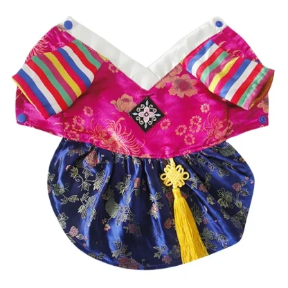 Traditional Floral Clothes for Pets - Image 3