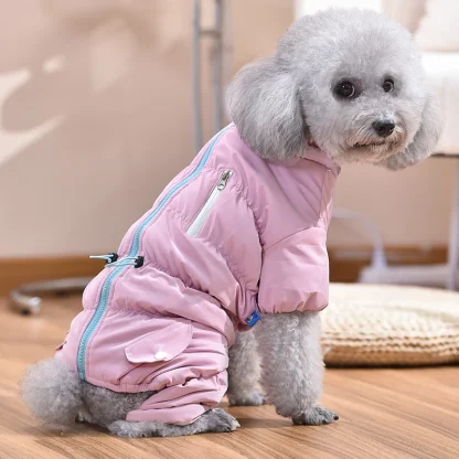 Snowproof Zippered Windbreaker for Pets - Image 5