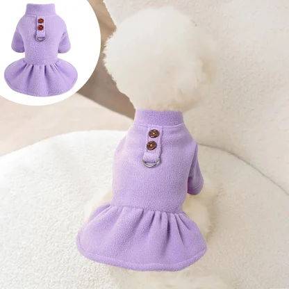 Thermal Fleece Dress for Small Pets - Image 9