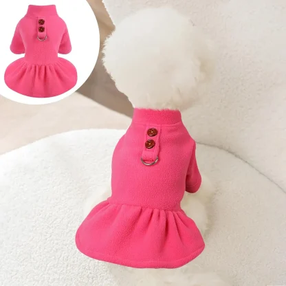 Thermal Fleece Dress for Small Pets - Image 10