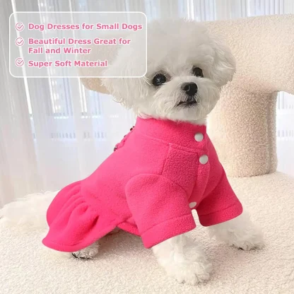 Thermal Fleece Dress for Small Pets - Image 8