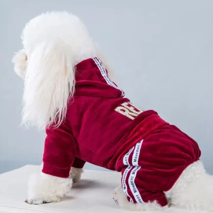 Luxury Pet Jumpsuit with Hoodie - Image 7