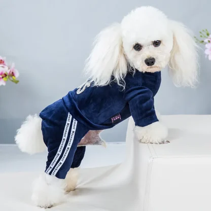 Luxury Pet Jumpsuit with Hoodie - Image 5