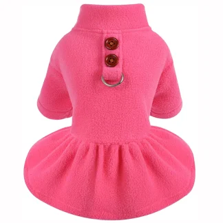 Thermal Fleece Dress for Small Pets