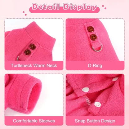 Thermal Fleece Dress for Small Pets - Image 4