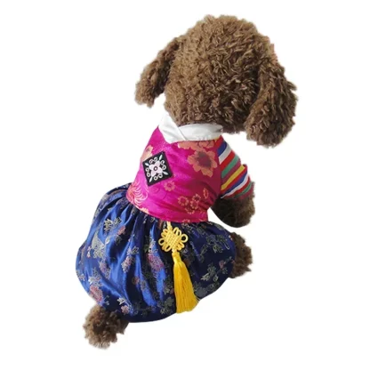 Traditional Floral Clothes for Pets - Image 2