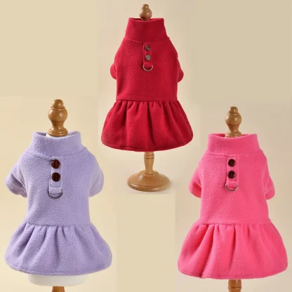 Thermal Fleece Dress for Small Pets - Image 7