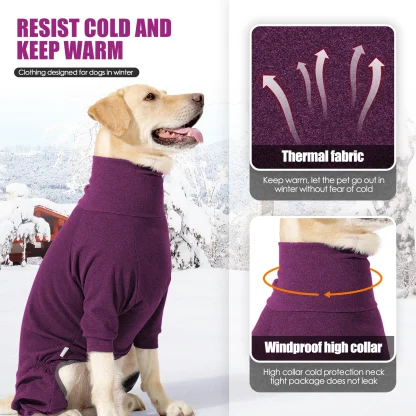 Windproof Warm Fleece Dog Clothes - Image 5