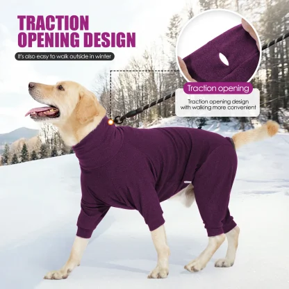 Windproof Warm Fleece Dog Clothes - Image 4