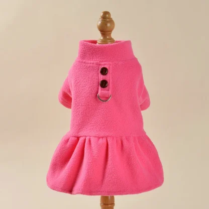 Thermal Fleece Dress for Small Pets - Image 11