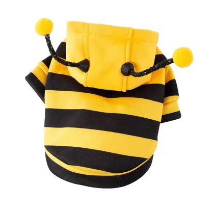 Short Sleeve Hooded Bee Costume